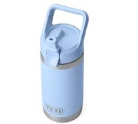 YETI Rambler Jr Kids Bottle, Vacuum Insulated Stainless Steel Bottle with Straw Cap, Big Sky Blue, 12 oz (354 ml)