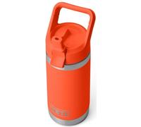 YETI Rambler Jr Kids Bottle, Vacuum Insulated Stainless Steel Bottle with Straw Cap, Papaya, 12 oz (354 ml)