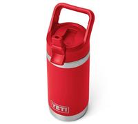 YETI Rambler Jr Kids Bottle, Vacuum Insulated Stainless Steel Bottle with Straw Cap, Rescue Red, 12 oz (354 ml)