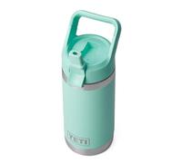 YETI Rambler Jr Kids Bottle, Vacuum Insulated Stainless Steel Bottle with Straw Cap, Seafoam, 12 oz (354 ml)