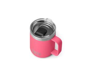 YETI Rambler Mug, Vacuum Insulated Stainless Steel Stackable Mug with Magslider Lid, Tropical Pink, 10 oz (296 ml)
