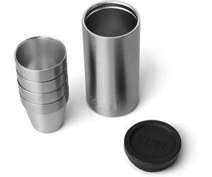 YETI Rambler Shot Glasses with Carrying Case (Stainless Steel)