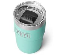 YETI Rambler Stackable Cup with Durasip Ceramic Lining, Vacuum Insulated, Stainless Steel Cup with Magslider Lid, Seafoam, 236ml