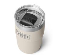 YETI Rambler Stackable Cup with Durasip Ceramic Lining, Vacuum Insulated Stainless Steel Cup with Magslider Lid, Cape Taupe, 8 oz (236 ml)