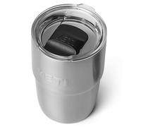 YETI Rambler Stackable Cup with Durasip Ceramic Lining, Vacuum Insulated Stainless Steel Cup with Magslider Lid, Stainless Steel, 8 oz (236 ml)