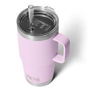 YETI Rambler Straw Mug, Stainless Steel Vacuum Insulated Mug with Stronghold Lid, Cherry Blossom, 25 oz (739 ml)