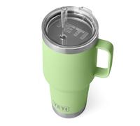 YETI Rambler Straw Mug, Stainless Steel Vacuum Insulated Mug with Stronghold Lid, Key Lime, 35 oz (1035 ml)
