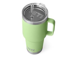 YETI Rambler Straw Mug, Stainless Steel Vacuum Insulated Mug with Stronghold Lid, Key Lime, 35 oz (1035 ml)