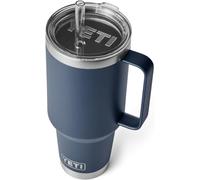 YETI Rambler Straw Mug, Stainless Steel Vacuum Insulated Mug with Stronghold Lid, Navy, 42 oz (1242 ml)