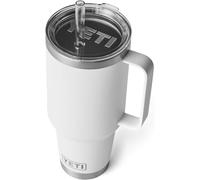 YETI Rambler Straw Mug, Stainless Steel Vacuum Insulated Mug with Stronghold Lid, White, 42 oz (1242 ml)