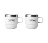 YETI Rambler - Taza apilable con revestimiento de cerámica DuraSip, color blanco, 2 paquetes de 177 ml