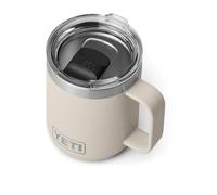 YETI Rambler - Taza apilable de 10 onzas, aislada al vacío, acero inoxidable con tapa MagSlider, color gris pardo