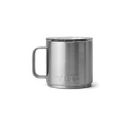 YETI Rambler - Taza apilable de 14 onzas, aislada al vacío, acero inoxidable con tapa MagSlider, acero inoxidable