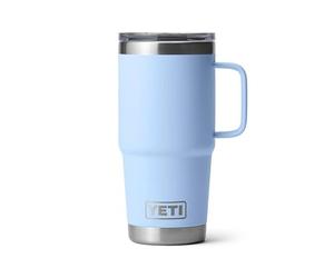 YETI Rambler Travel Mug, Stainless Steel Vacuum Insulated Mug with Stronghold Lid, Big Sky Blue, 20 oz (591 ml)