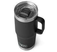 YETI Rambler Travel Mug, Stainless Steel Vacuum Insulated Mug with Stronghold Lid, Black, 20 oz (591 ml)