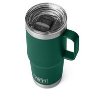 YETI Rambler Travel Mug, Stainless Steel Vacuum Insulated Mug with Stronghold Lid, Black Forest Green, 20 oz (591 ml)