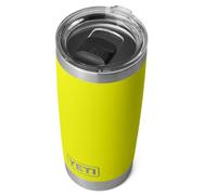 YETI Rambler Tumbler, Vacuum Insulated Stainless Steel Tumbler with Magslider Lid, Firefly Yellow, 20 oz (591 ml)