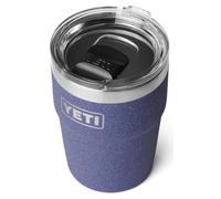 YETI Rambler - Vaso aislado al vacío de acero inoxidable apilable con tapa Magslider, Polvo Lunar, 475 ml (16 oz)