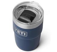 YETI Rambler - Vaso apilable con forro de cerámica Durasip, aislado al vacío, taza de acero inoxidable con tapa Magslider, color azul marino, 8 onzas líquidas