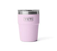 YETI Rambler - Vaso apilable de 473 ml, aislado al vacío, acero inoxidable con tapa MagSlider, flor de cerezo