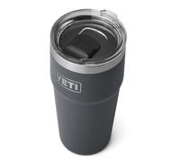 YETI Rambler - Vaso apilable de acero inoxidable aislado al vacío con tapa Magslider, color carbón, 591 ml