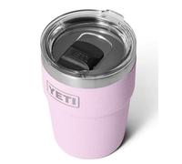 YETI Rambler - Vaso apilable de acero inoxidable aislado al vacío con tapa Magslider, flor de cerezo, 475 ml