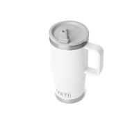 YETI Rambler - Vaso con tapa de pajita (591 ml), color blanco
