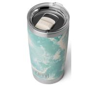YETI Rambler - Vaso de 591 ml con tapa Magslider extraíble, acero inoxidable, aislada al vacío, vista al mar