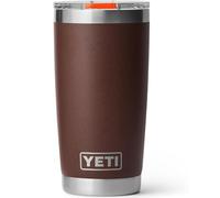 YETI Rambler - Vaso de acero inoxidable aislado al vacío con tapa MagSlider, 20 onzas, color marrón humedales