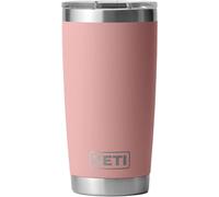 YETI - Rambler - Vaso de acero inoxidable, aislado al vacío con tapa MagSlider, 590 ml, rosa (Sandstone Pink)
