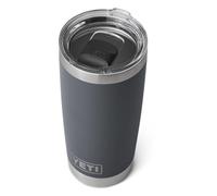 YETI Rambler - Vaso de acero inoxidable aislado al vacío con tapa Magslider, color carbón, 591 ml