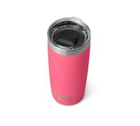 YETI Rambler - Vaso de acero inoxidable aislado al vacío con tapa MagSlider, color rosa tropical