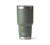 YETI Rambler - Vaso de acero inoxidable aislado al vacío con tapa MagSlider, color verde campamento