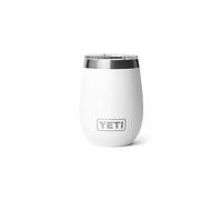 YETI Rambler - Vaso de vino con revestimiento cerámico DuraSip, color blanco, 295 ml