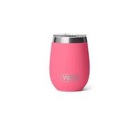 YETI Rambler - Vaso de vino con revestimiento cerámico DuraSip, rosa tropical, 295 ml