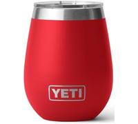 YETI Rambler Wine Tumbler, Vacuum Insulated Stainless Steel Tumbler with Magslider Lid, Rescue Red, 10 oz (296 ml)