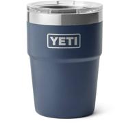 YETI Rambler Cup, Vacuum Insulated Stainless Steel Stackable Cup with Magslider Lid, Navy, 16 oz (475 ml)