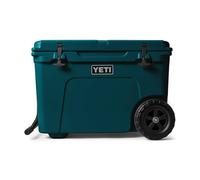 Nevera portátil YETI Tundra Haul con ruedas verde azulado