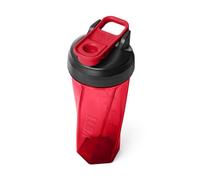YETI Yonder 27 oz (737 ml) Shaker Bottle with Whisk-Free Helimix Technology, Leakproof Gym Bottle with Covered Spout & Quick Access Cap, Durable and Dishwasher Safe, Rescue Red