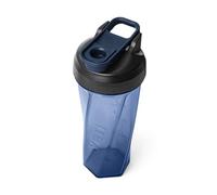 YETI Yonder 27 oz (737 ml) Shaker Bottle with Whisk-Free Helimix Technology, Leakproof Gym Bottle with Covered Spout & Quick Access Cap, Durable and Dishwasher Safe, Navy