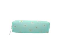 YETONADO 1 estuche transparente Kawaii para lápices, diseño de margaritas, regalo escolar, estuche para lápices, artículos de papelería, Lvse, Talla única