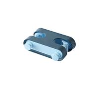YETONADO Clip autoadhesivo para fregona para el hogar, estante de baño, montaje en pared, gancho de perforación para cocina, cepillo de torage, colgador de escoba (azul-doble)