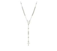 YETONADO Collar de cadena de eslabones de acero inoxidable 304 hecho a mano para mujeres y hombres, regalo de 53 cm de largo, 1 pieza, talla única, Ágata