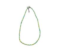 YETONADO Collar de cuentas coloridas de semillas simples para mujer, collar hecho a mano, collar de cuentas para mujer, regalo de joyería para el cuello, talla única, Ágata