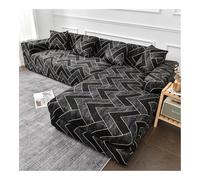 YETONADO Funda de sofá elástica para sofá seccional, necesita pedir 2 fundas de sofá si tu sofá es esquinero en forma de L (color 8, 4 plazas, 235-300 cm, 1 unidad)