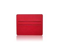 YETONADO Funda para pasaporte de piel sintética multifunción, diseño de conejo de dibujos animados, multicolor, ligera, bolsa de documentos de viaje, unisex, Red, Talla única