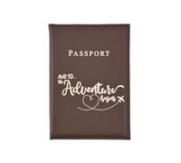 YETONADO Funda para pasaporte para hombre y mujer, funda de cuero para pasaporte de viaje, cartera para pasaporte, monedero, tarjetero, para niña, Pink, Talla única