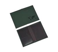 YETONADO Fundas para pasaporte de viaje con impresión de mapa, para mujeres y hombres, funda para pasaporte, soporte para tarjeta de identificación, clip para billete de vuelo, accesorios de viaje