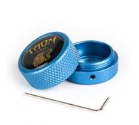 YEUEK TAOM - Soporte para Tiza de Piscina, Herramienta práctica Redonda, Accesorios de Billar, magnética, Mini Estuche de Punta de Tiza, contenedor Redondo