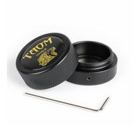 YEUEK TAOM - Soporte para Tiza de Piscina, Herramienta práctica Redonda, Accesorios de Billar, magnética, Mini Estuche de Punta de Tiza, contenedor Redondo